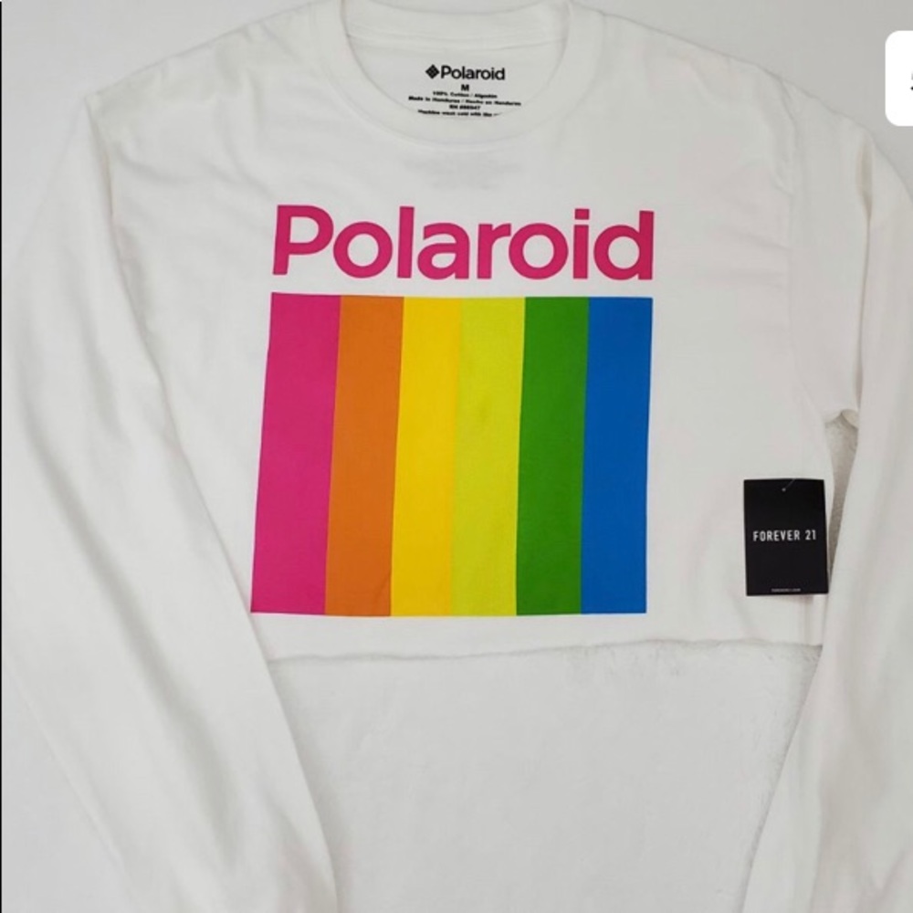 Cropped Polaroid shirt!